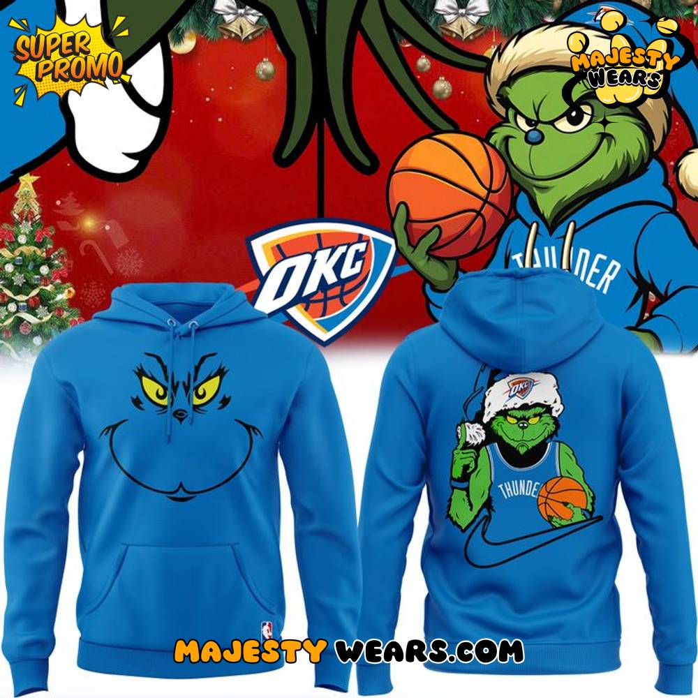 Oklahoma City Thunder x Grinch Special Hoodie Oklahoma City Thunder x Grinch Special Hoodie