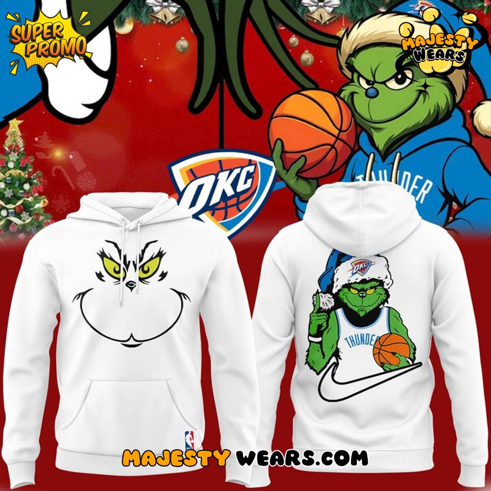 Oklahoma City Thunder x Grinch Special Hoodie Oklahoma City Thunder x Grinch Special Hoodie