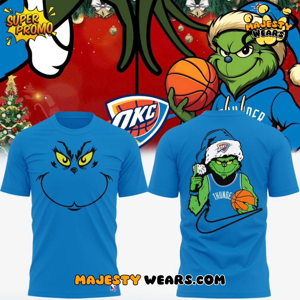 Oklahoma City Thunder x Grinch Special T-Shirt Oklahoma City Thunder x Grinch Special T-Shirt