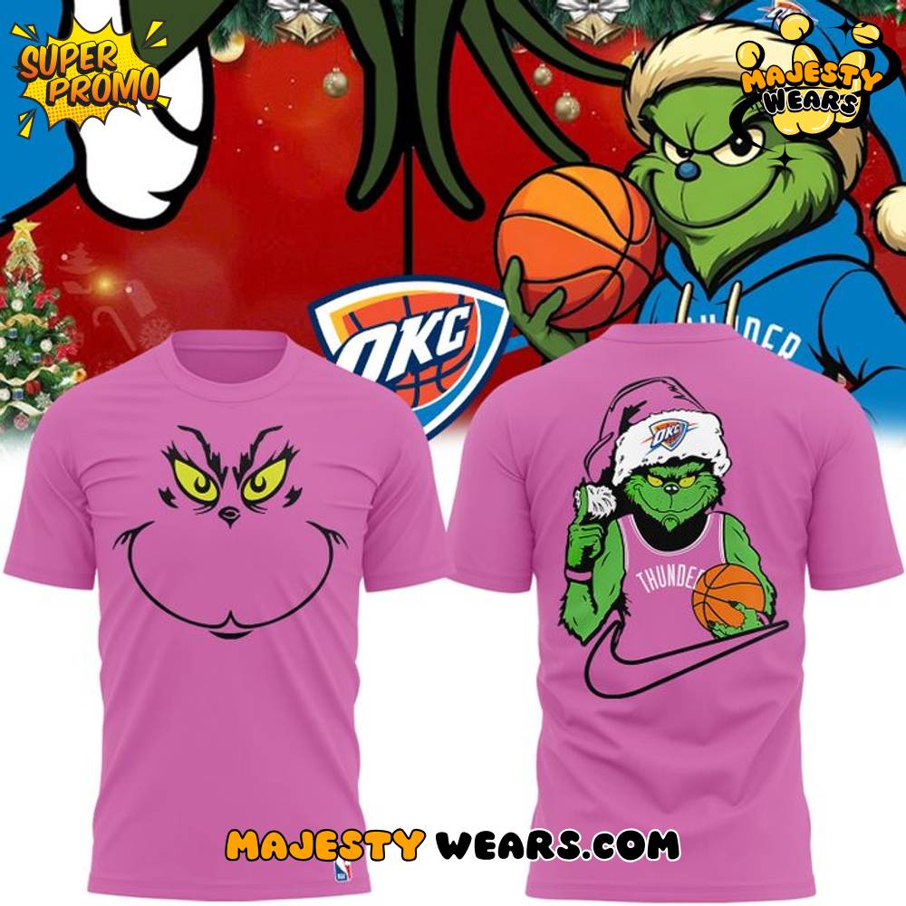 Oklahoma City Thunder x Grinch Special T-Shirt Oklahoma City Thunder x Grinch Special T-Shirt