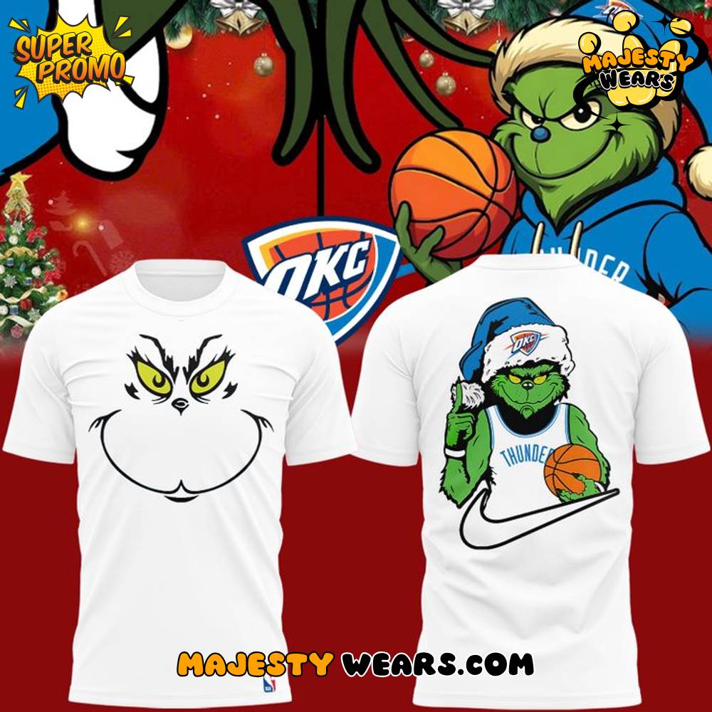 Oklahoma City Thunder x Grinch Special T-Shirt Oklahoma City Thunder x Grinch Special T-Shirt