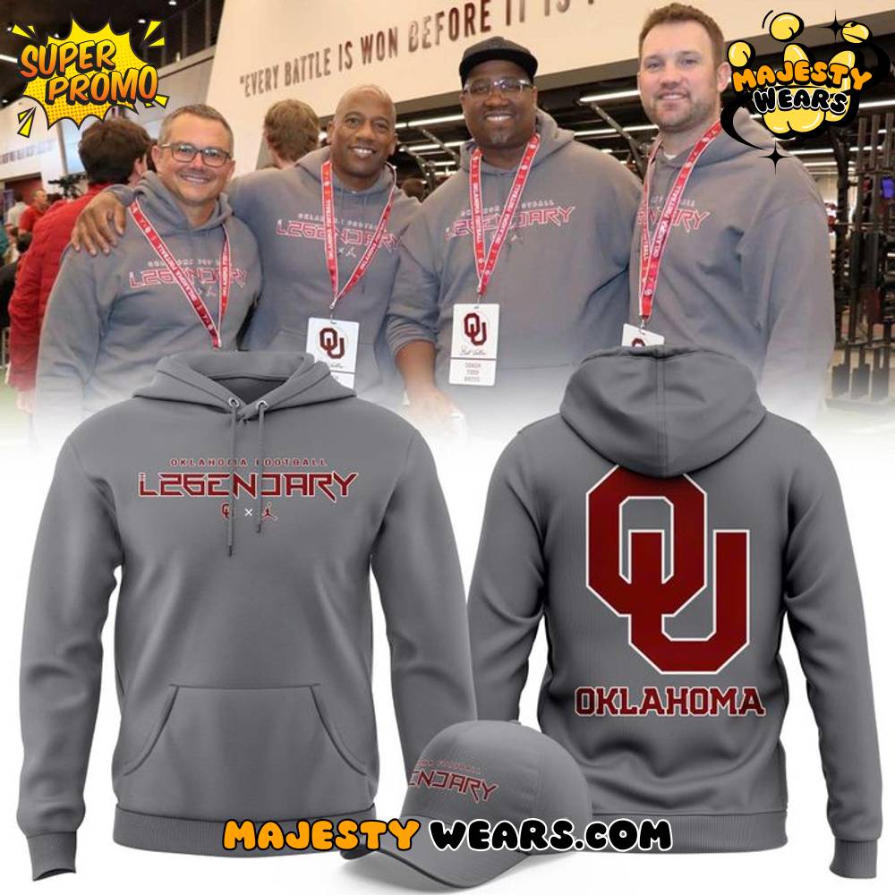 Oklahoma Sooners L26ENDARY Special Gray Hoodie Oklahoma Sooners L26ENDARY Special Gray Hoodie