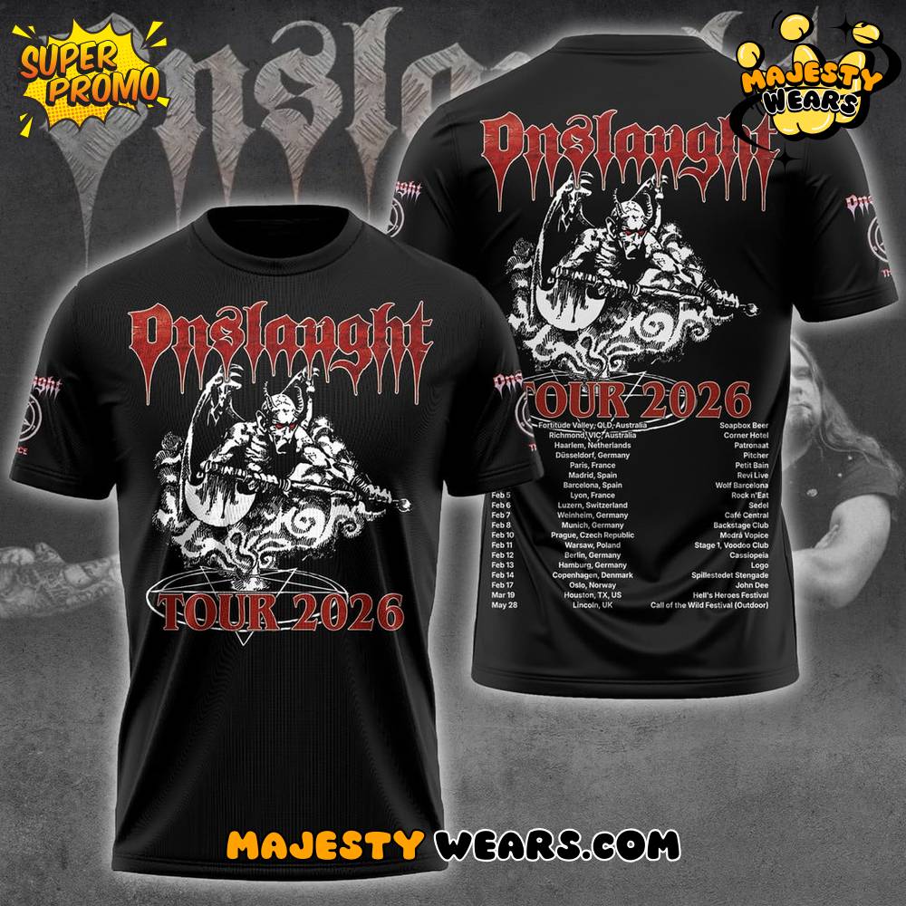 Onslaught Tour 2026 T-Shirt Onslaught Tour 2026 T-Shirt