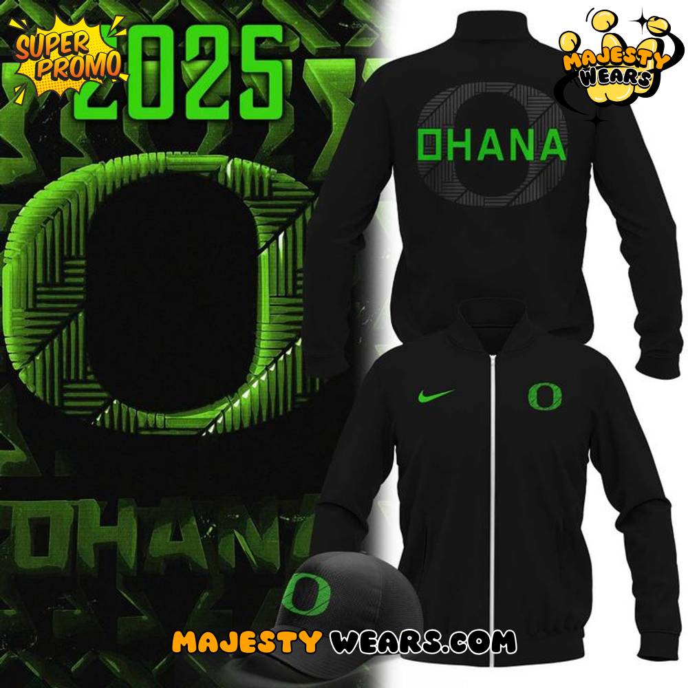 Oregon Ducks Ohana Zip Baseball Jacket Oregon Ducks Ohana Zip Baseball Jacket