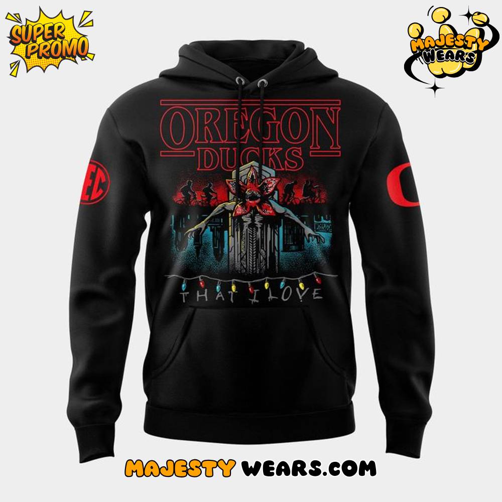 Oregon Ducks x Stranger Things Special Hoodie Oregon Ducks x Stranger Things Special Hoodie