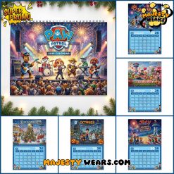 Paw Patrol 2026 Wall Hanging Calendar