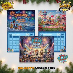 Paw Patrol 2026 Wall Hanging Calendar