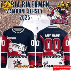 Peoria Rivermen Zamboni Custom Hockey Jersey
