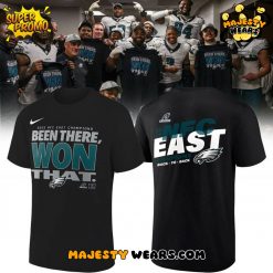 Philadelphia Eagles 2025 NFC East Division Champions Trophy Collection T-Shirt