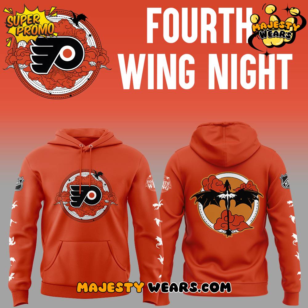 Philadelphia Flyers Fourth Wing Night Special Hoodie – Orange Philadelphia Flyers Fourth Wing Night Special Hoodie – Orange