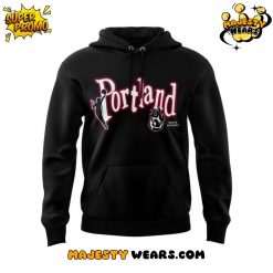 Portland Fire Burning Rose Hoodie