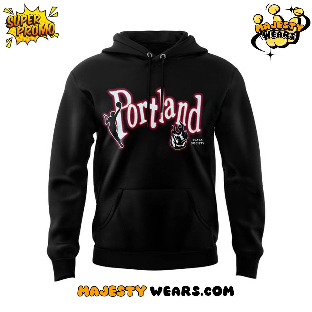 Portland Fire Burning Rose Hoodie Portland Fire Burning Rose Hoodie