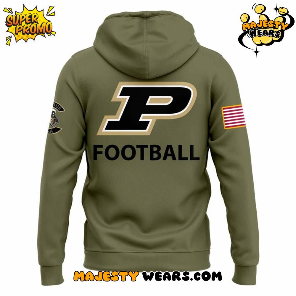 Purdue Boilermakers Olive 2025 Military Appreciation Special Hoodie Purdue Boilermakers Olive 2025 Military Appreciation Special Hoodie