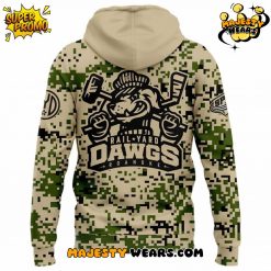 Roanoke Rail Yard Dawgs 2025 New Camo Hoodie