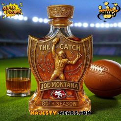 San Francisco 49ers Joe Montana the Catch Legendary Football Moment 80th Anniversary Whiskey Bottle 1 IamEJ.jpg