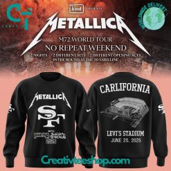 San Francisco 49ers x Metallica M72 World Tour Special Sweatshirt