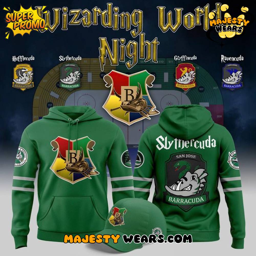 San Jose Barracuda “Wizarding World Night” 2025 Special Hoodie San Jose Barracuda “Wizarding World Night” 2025 Special Hoodie