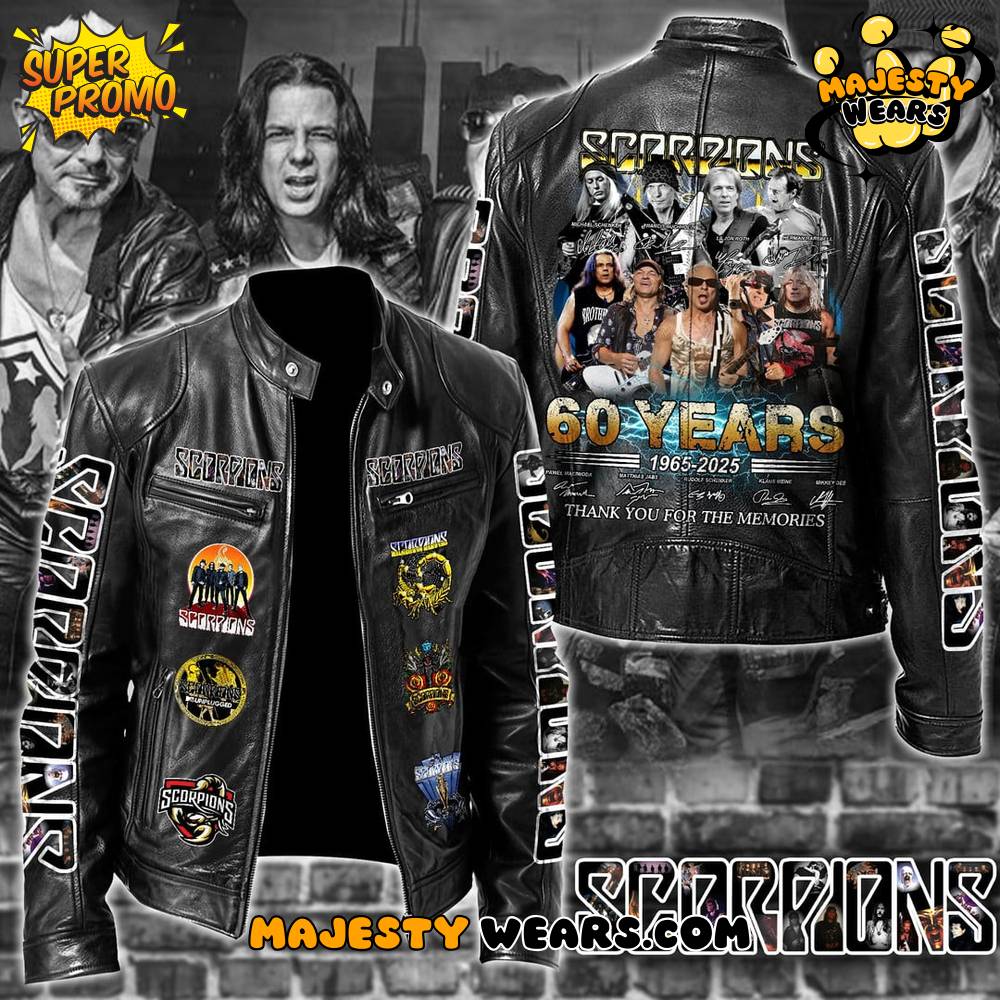 Scorpions 60 YEARS Leather Jacket Scorpions 60 YEARS Leather Jacket