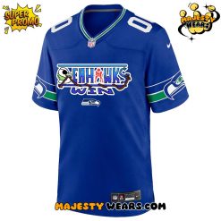Seahawks x One Piece Custom Football Jersey