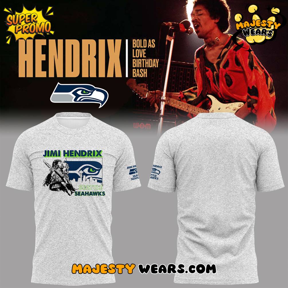 Seattle Seahawks x Jimi Hendrix Special Tee Seattle Seahawks x Jimi Hendrix Special Tee