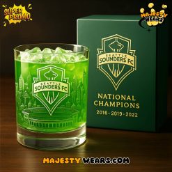 Seattle Sounders World Champion Whisky Glass
