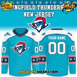 Springfield Thunderbirds Merry Christmas 2025 Custom Hockey Jersey