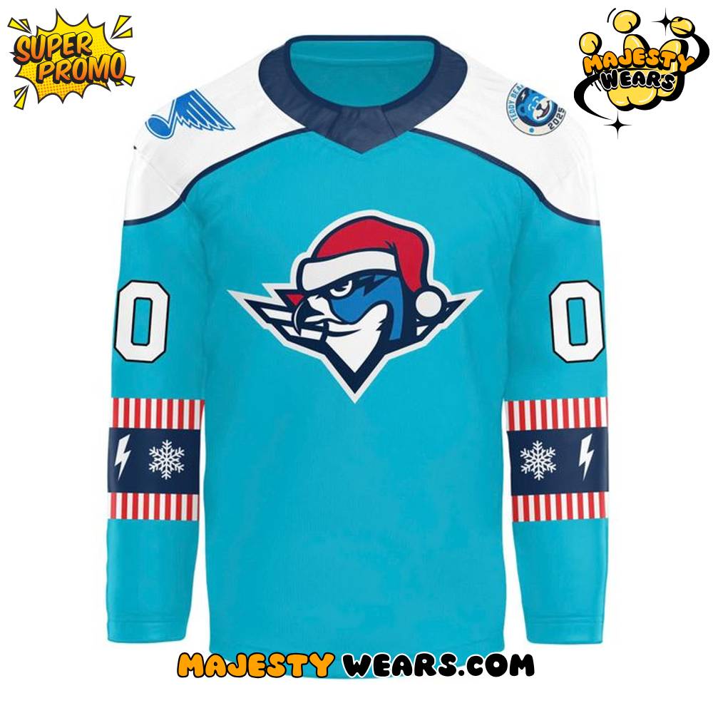 Springfield Thunderbirds Merry Christmas 2025 Custom Hockey Jersey Springfield Thunderbirds Merry Christmas 2025 Custom Hockey Jersey