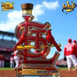 St Louis Cardinals 11X World Series Champions Whiskey Bottle
