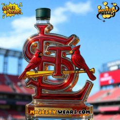 St Louis Cardinals 11X World Series Champions Whiskey Bottle