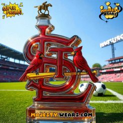 St Louis Cardinals 11X World Series Champions Whiskey Bottle