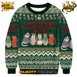 Stranger Cats Ugly Christmas Sweater
