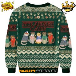 Stranger Cats Ugly Christmas Sweater