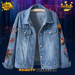 Stranger Things Denim Jacket Gift For Fans