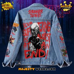 Stranger Things Denim Jacket Gift For Fans