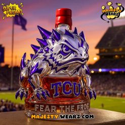 TCU Horned Frogs “Fear The Frog” Limited Edition Whiskey Bottle