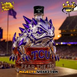 TCU Horned Frogs “Fear The Frog” Limited Edition Whiskey Bottle