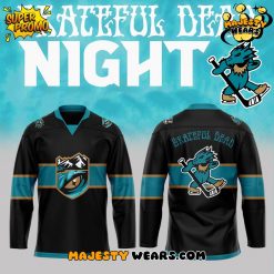 Tahoe Knight Monsters x Grateful Dead Night 2025 Custom Hockey Jersey