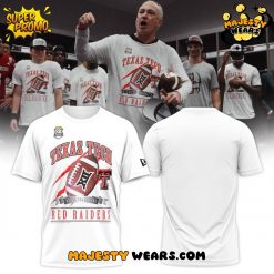 Texas Tech Red Raiders 2025 Big 12 Football Champions White Shirt
