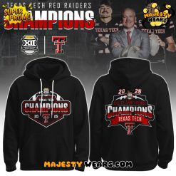 Texas Tech Red Raiders x Big 12 Champions 2025 Hoodie