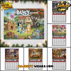 The Bluey 2026 Wall Hanging Calendar