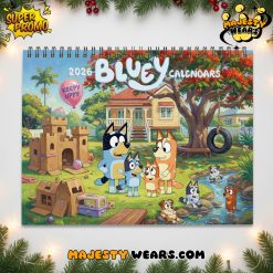 The Bluey 2026 Wall Hanging Calendar