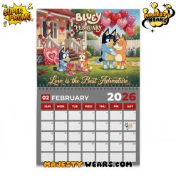 The Bluey 2026 Wall Hanging Calendar