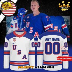 The USA Olympic Hockey Jersey 2026 – White