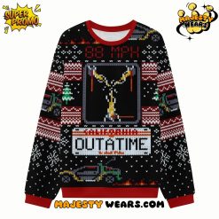 Time Travel Outatime Christmas Ugly Sweater