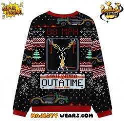 Time Travel Outatime Christmas Ugly Sweater