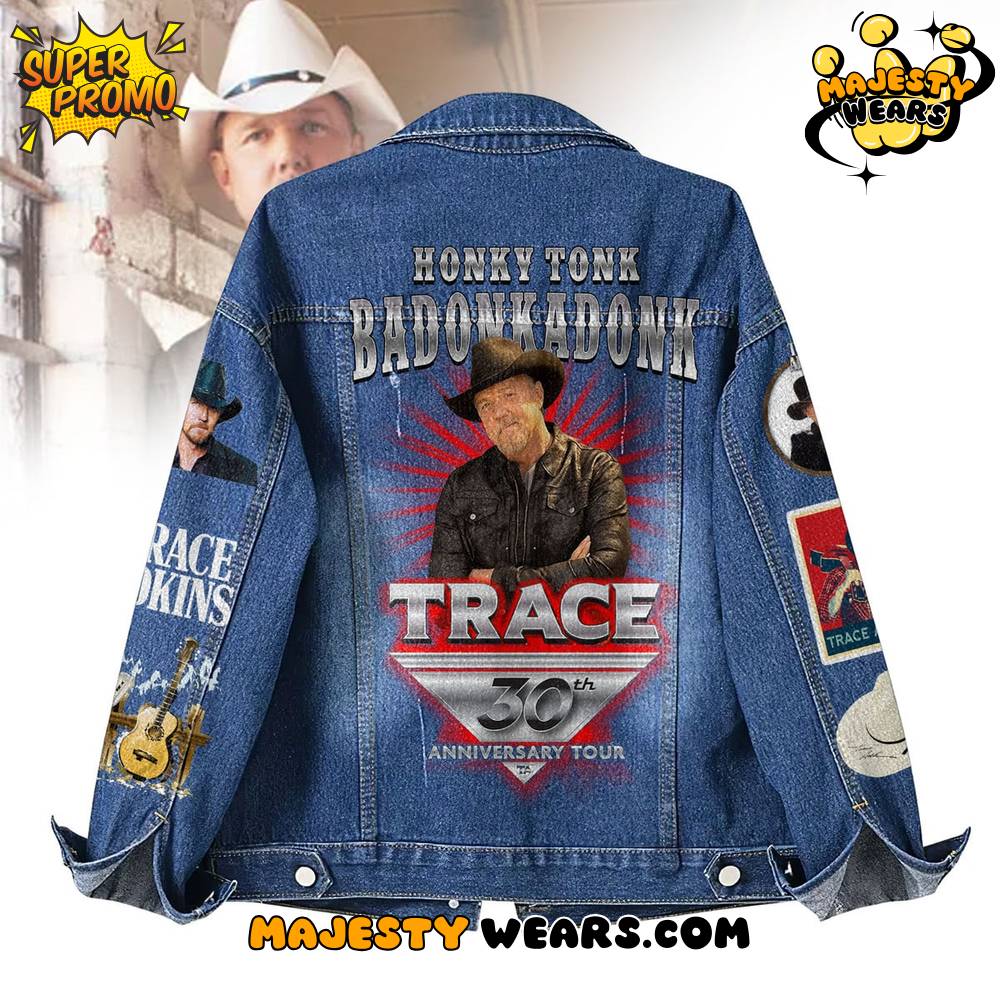 Trace Adkins 30th Anniversary Tour Denim Jacket Trace Adkins 30th Anniversary Tour Denim Jacket