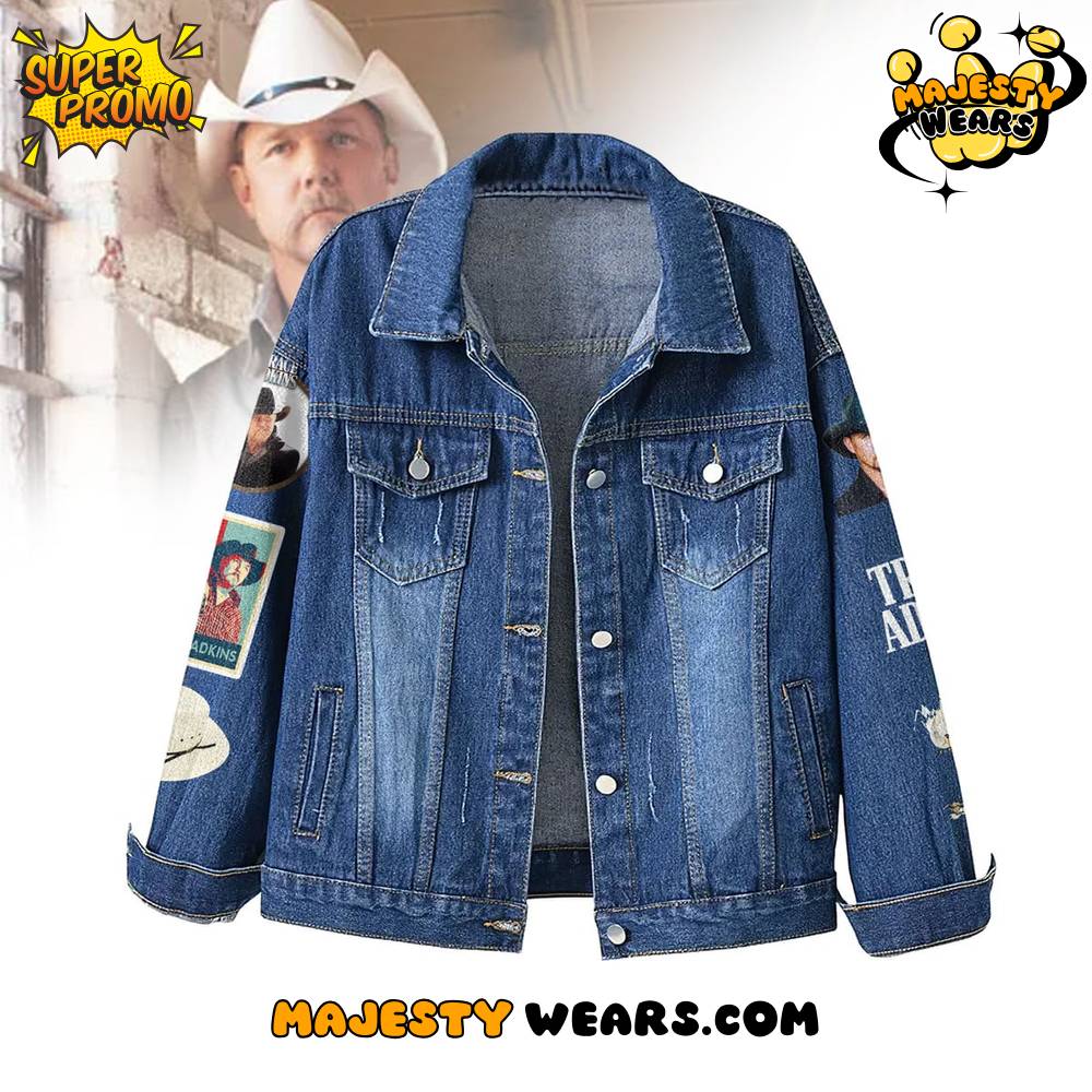 Trace Adkins 30th Anniversary Tour Denim Jacket Trace Adkins 30th Anniversary Tour Denim Jacket