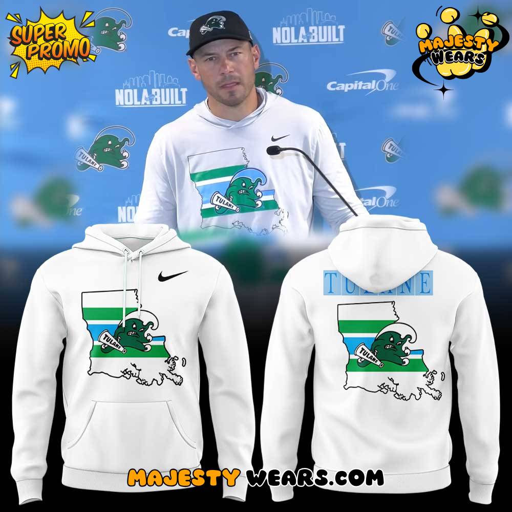 Tulane Green Wave x Jon Sumrall Coach Special Hoodie Tulane Green Wave x Jon Sumrall Coach Special Hoodie