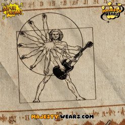 Vitruvian Man Rock Ugly Christmas Sweater