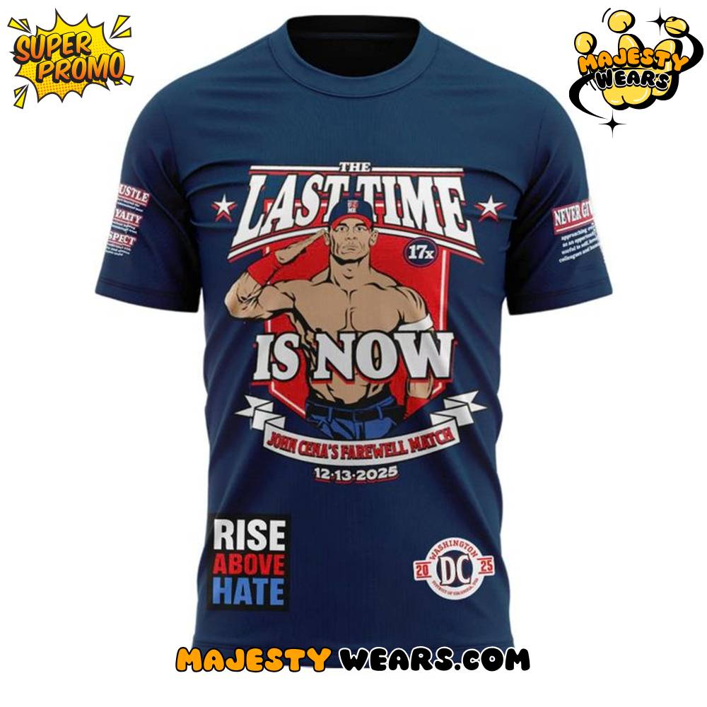 WWE John Cena Farewell 2025 Washington D.C T-Shirt WWE John Cena Farewell 2025 Washington D.C T-Shirt